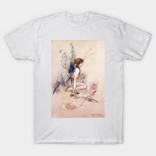 Ellie Gets Her Wings by Warwick Goble T-Shirt